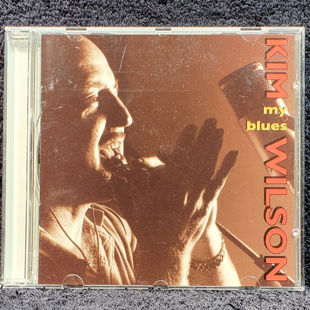 VINTAGE KIM WILSON..MY BLUES...COMPACT DISC ... 1996...15 MUSIC SELECTIONS...